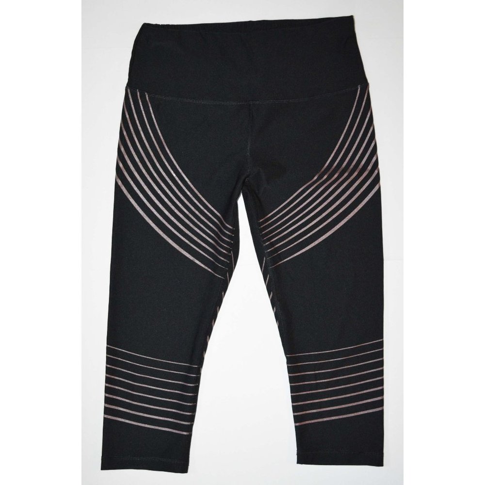 RBX Women's Active Wear Black Capri Leggings Sz M